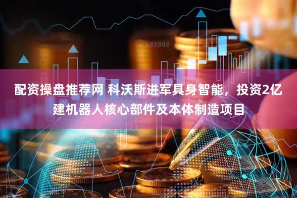配资操盘推荐网 科沃斯进军具身智能，投资2亿建机器人核心部件及本体制造项目